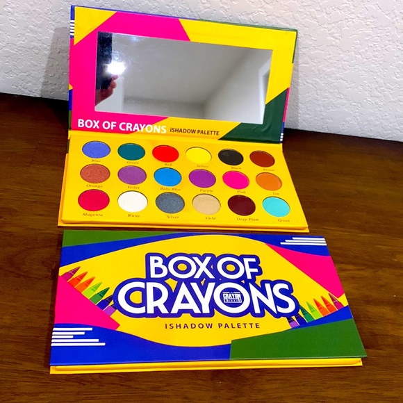 The Crayon Case Makeup Nwt Box Of Crayons Eyeshadow Palette One Poshmark